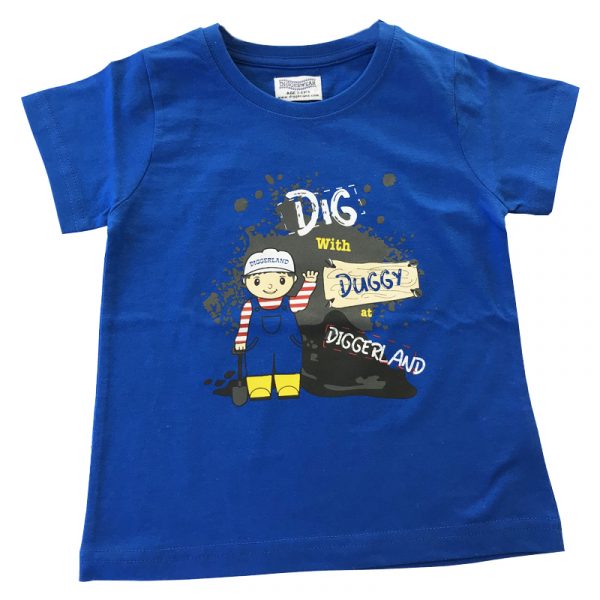 Boys Dig with Duggy T-Shirt– Royal Blue