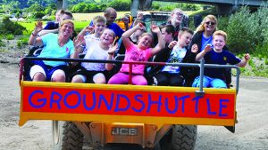Groundshuttle ride at Diggerland UK Theme Park