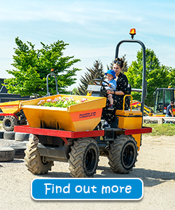 Dumpers ride at Diggerland UK Theme Park