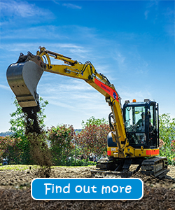 Giant Diggers ride at Diggerland UK Theme Park