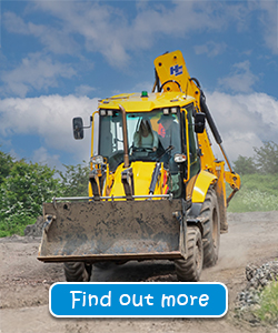 JCB 3CX ride at Diggerland UK Theme Park