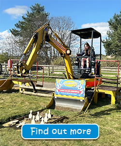 Skittles ride at Diggerland UK Theme Park