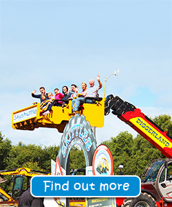 Skyshuttle ride at Diggerland UK Theme Park