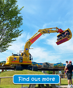 Spindizzy ride at Diggerland UK Theme Park
