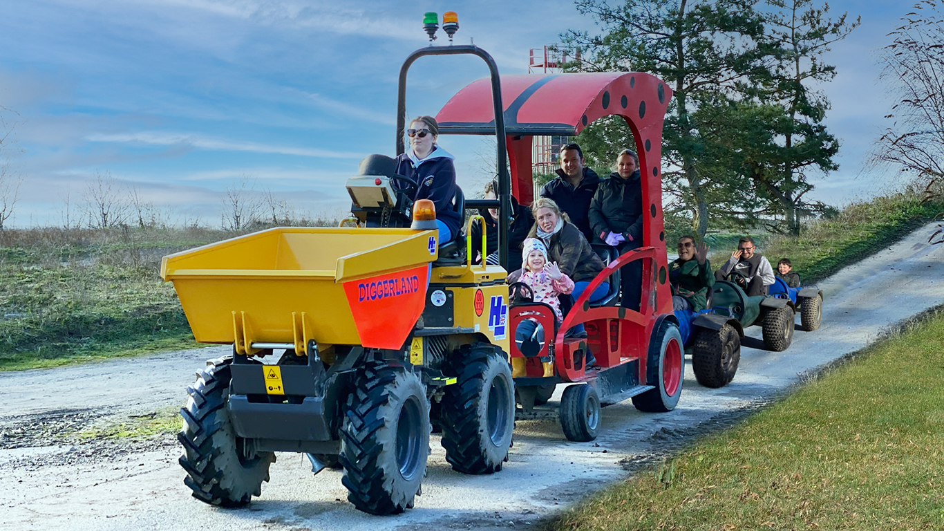 Diggerland train