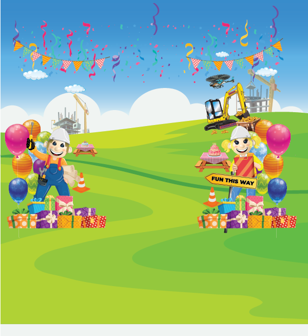 Mobile Arch Banner Birthday