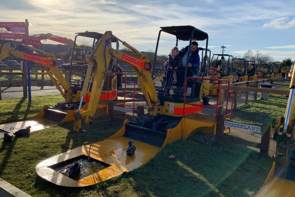 Family Days out at Diggerland (1)