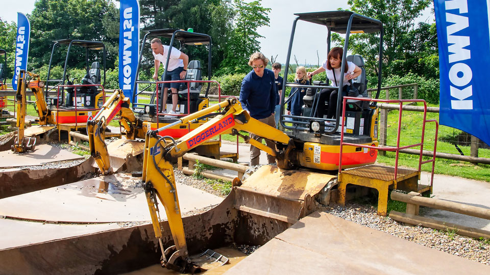 Buried Treasure Ride at Diggerland