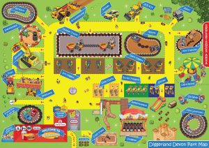 Diggerland Devon Park Map