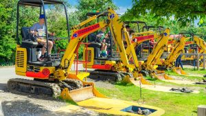 Dippy Ducks ride at Diggerland UK Theme Park.