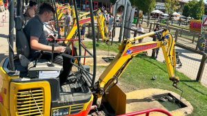 Dippy Ducks ride at Diggerland UK Theme Park.