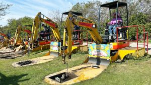 Dippy Ducks ride at Diggerland UK Theme Park.