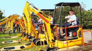 Dippy Ducks ride at Diggerland UK Theme Park.