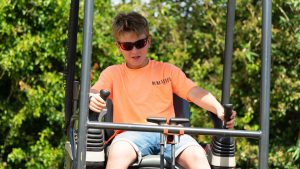 Dippy Ducks ride at Diggerland UK Theme Park.