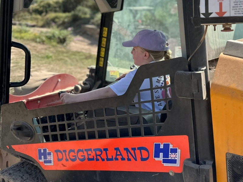 Robot Ride at Diggerland
