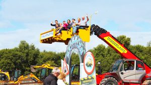 Skyshuttle ride at Diggerland UK Theme Park.