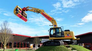 Spindizzy ride at Diggerland UK Theme Park