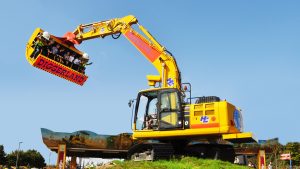 Spindizzy ride at Diggerland UK Theme Park.