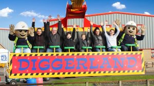 Spindizzy ride at Diggerland UK Theme Park.