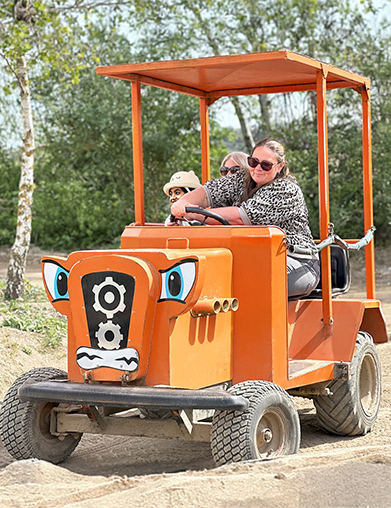 Tractors Ride at Diggerland