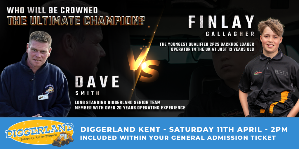 Head to Head challenge at Diggerland Kent