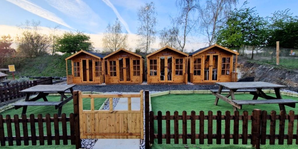 Kent Private Site Hut Hire at Diggerland