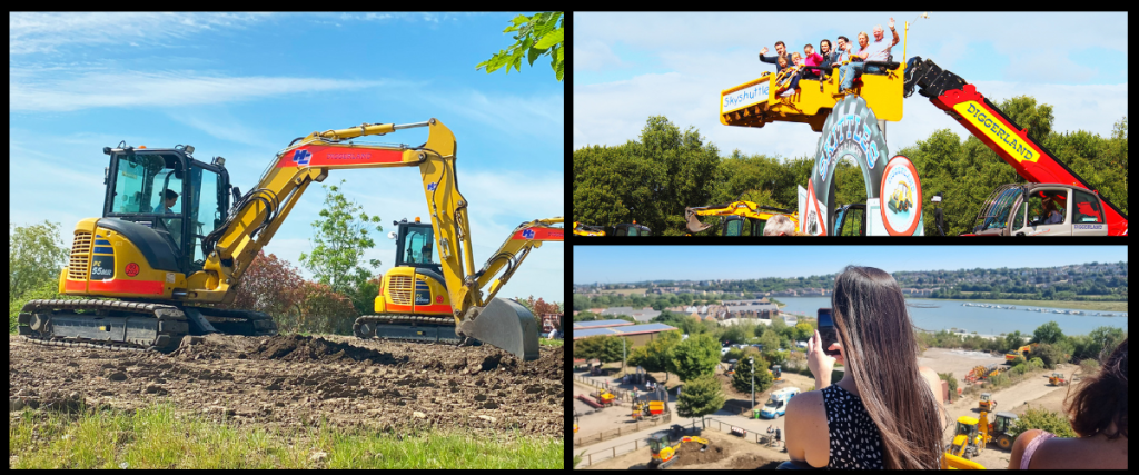 Diggerland giant dirt diggers - Diggerland Ride Operator Q&A