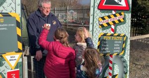 Question time with a Diggerland Marshal to find out all about the theme park