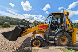 JCB 3CX at Diggerland Theme Park
