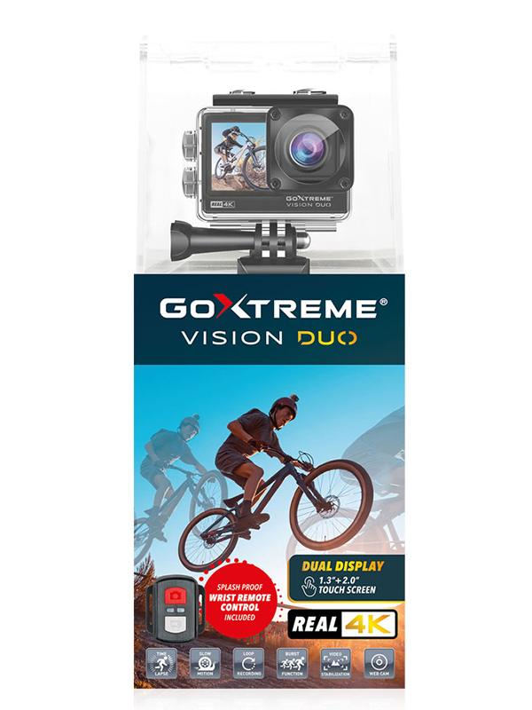 GoXtreme Vision Duo 4K Ultra HD Action Camera